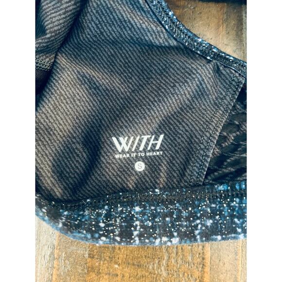 Peloton WITH Women's Stardust Tweed Sports Bra Size Small - Picture 6 of 7